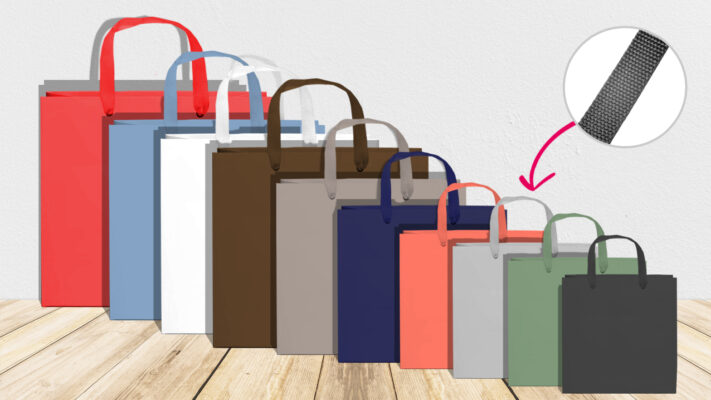 Shopper con Manico a Fettuccia